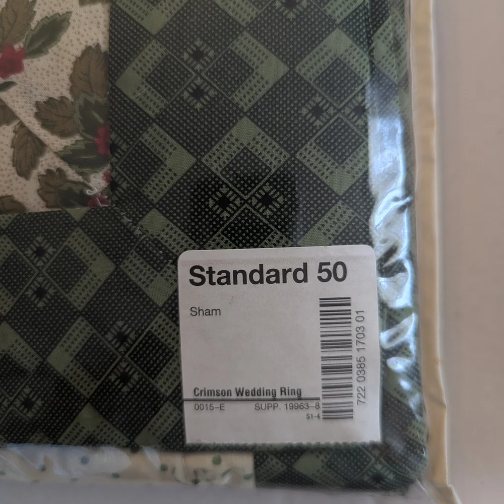 Vtg JC Penney Home Collection Handcrafted Shams 
